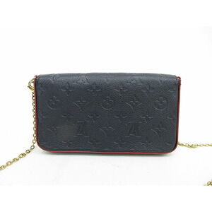 Louis Vuitton Felicie Blue Empreinte Navy Pochette Clutch